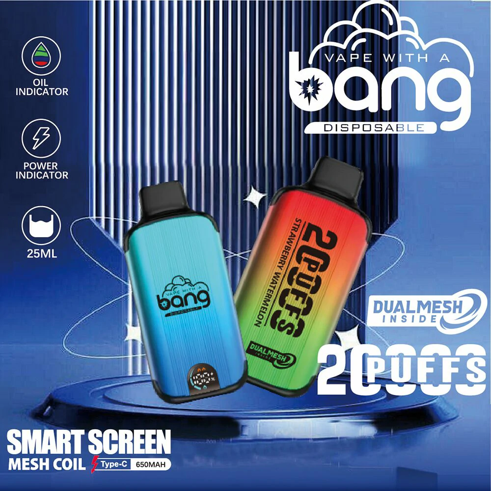 BANG Vape 20000 Züge Dual Mesh LED Display Einweg E Zigarette Großhandel günstig kaufen