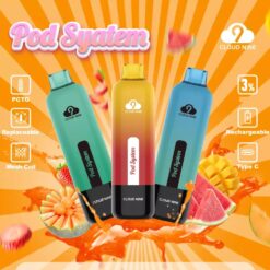 CLOUD NINE Q24 12000 Züge Einweg Vape Austauschbar Großhandel 12K günstig kaufen