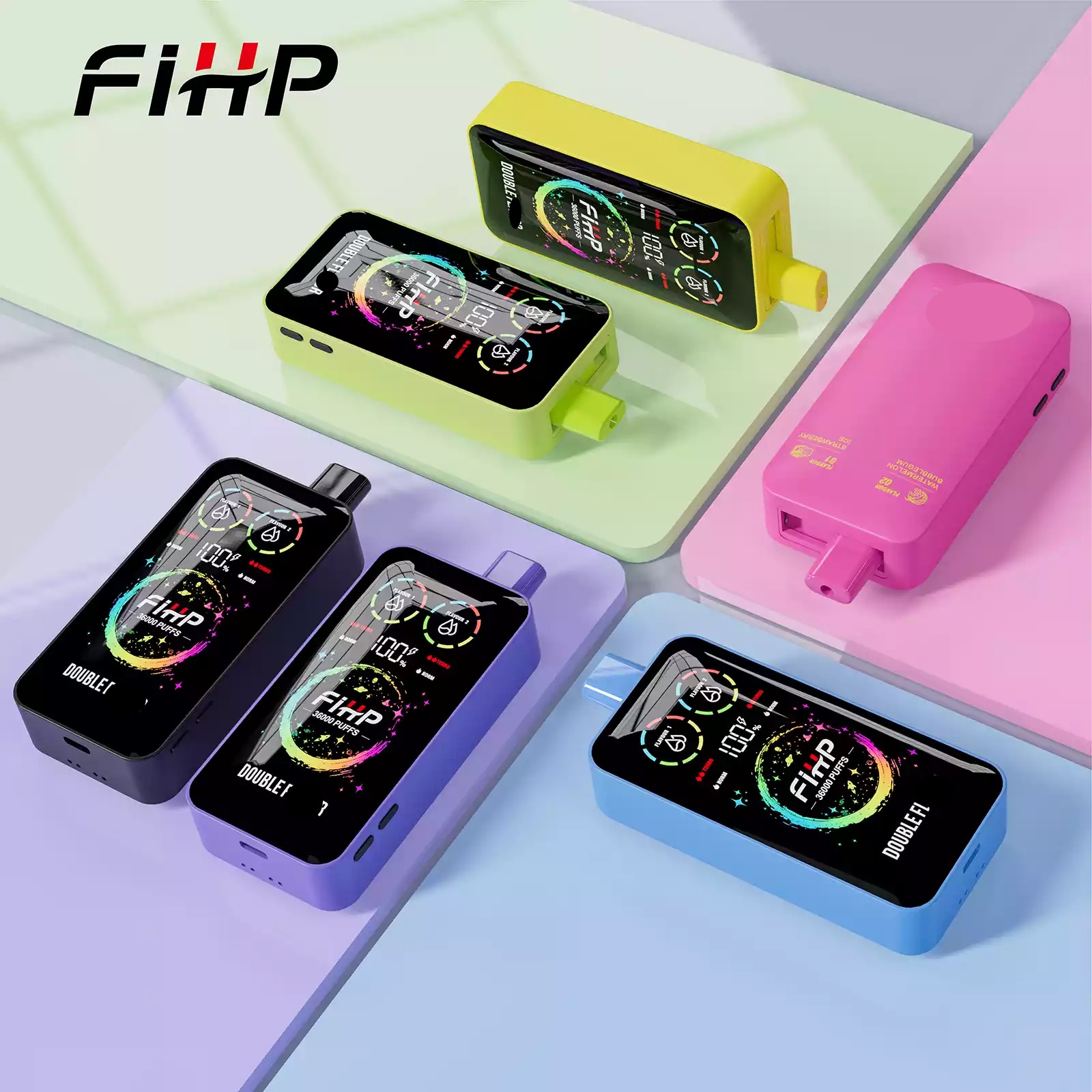 FIHP 36000 Einweg Vape 36K Züge Doppel LED Dual Mesh Coil Großhandel günstig kaufen