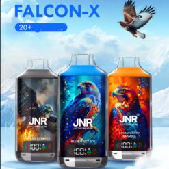 JNR Falcon X 18000 Züge Einweg Vape Dual Mesh LED Display Großhandel günstig kaufen