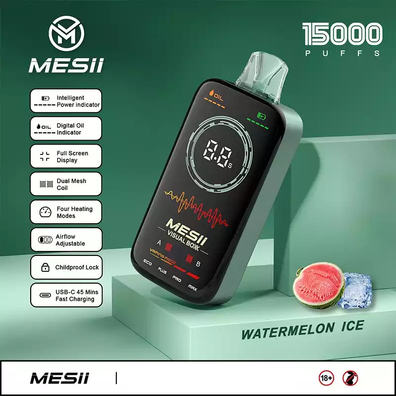 MESII VISUAL BOXX 16000 Züge Einweg Vape Großhandel Full Screen Display günstig kaufen