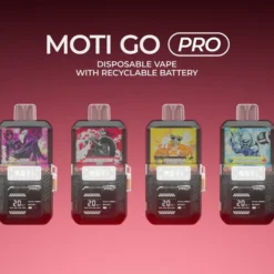 MOTI GO PRO 12000 Züge Einweg Vape Dual Mesh Smart Screen Großhandel günstig kaufen
