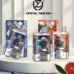 UZY Crystal Twin 50000 Züge 2in1 Einweg Vape Großhandel Doppelkammer günstig kaufen