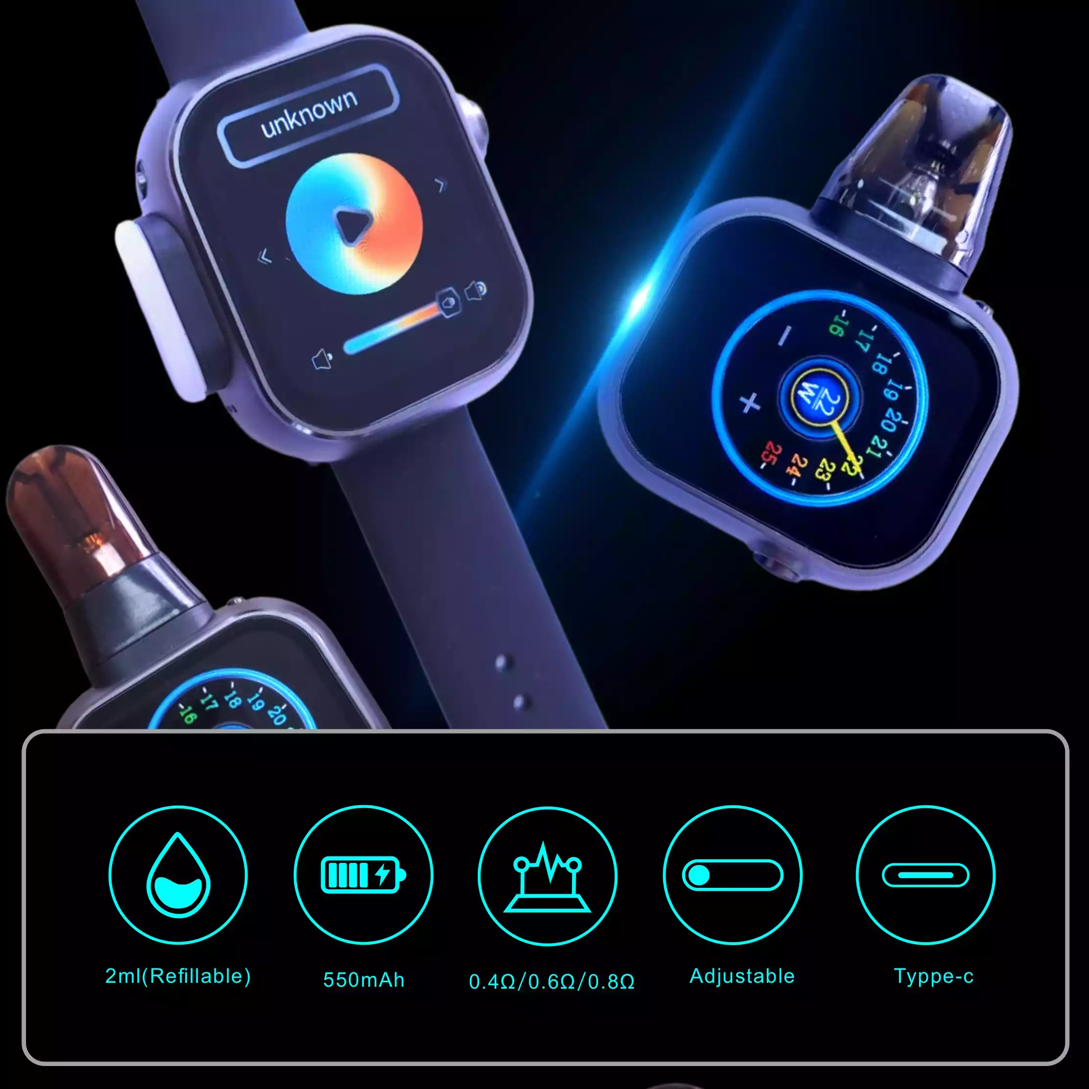 VASY SIO POD Nachfüllbare Pods mit Smart Screen Großhandel Vape günstig kaufen