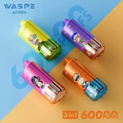 WASPE AIVIOU 60000 Züge Einweg Vape Triple Taste LED Display Großhandel günstig kaufen