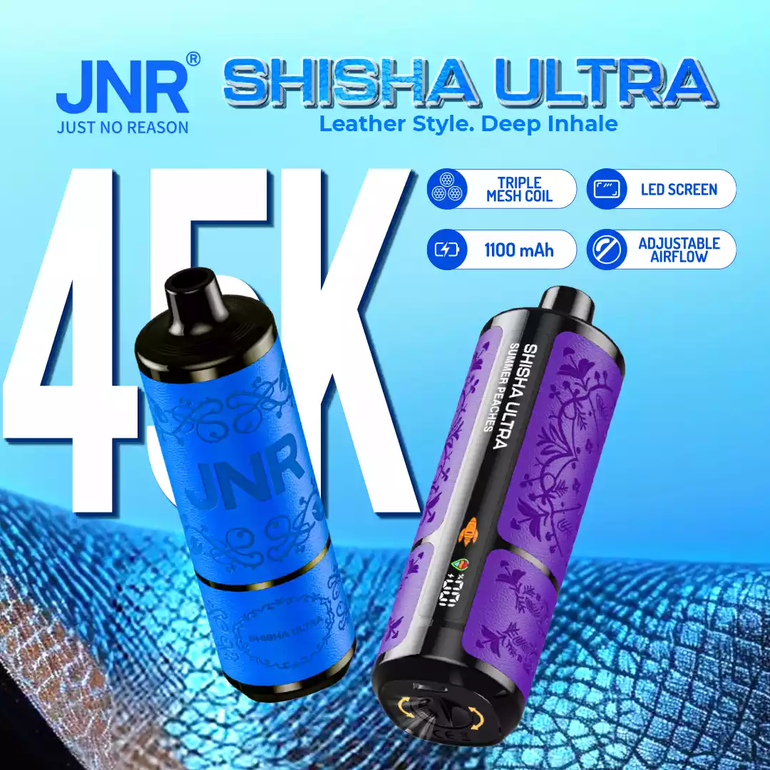 JNR Shisha Ultra 45000 Züge Einweg Vape Großhandel Triple Mesh Coil günstig kaufen – Bild 3