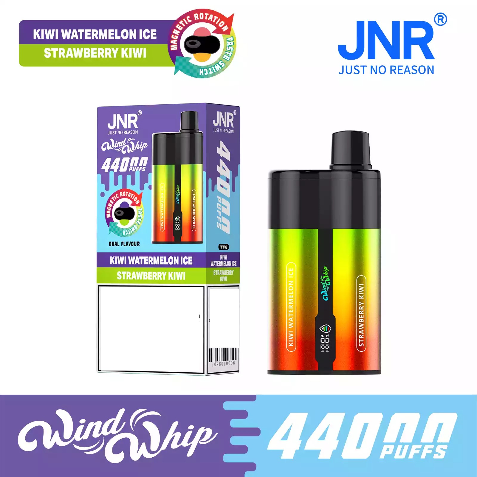 JNR Wind Whip 44K Geräteansicht für den Großhandel