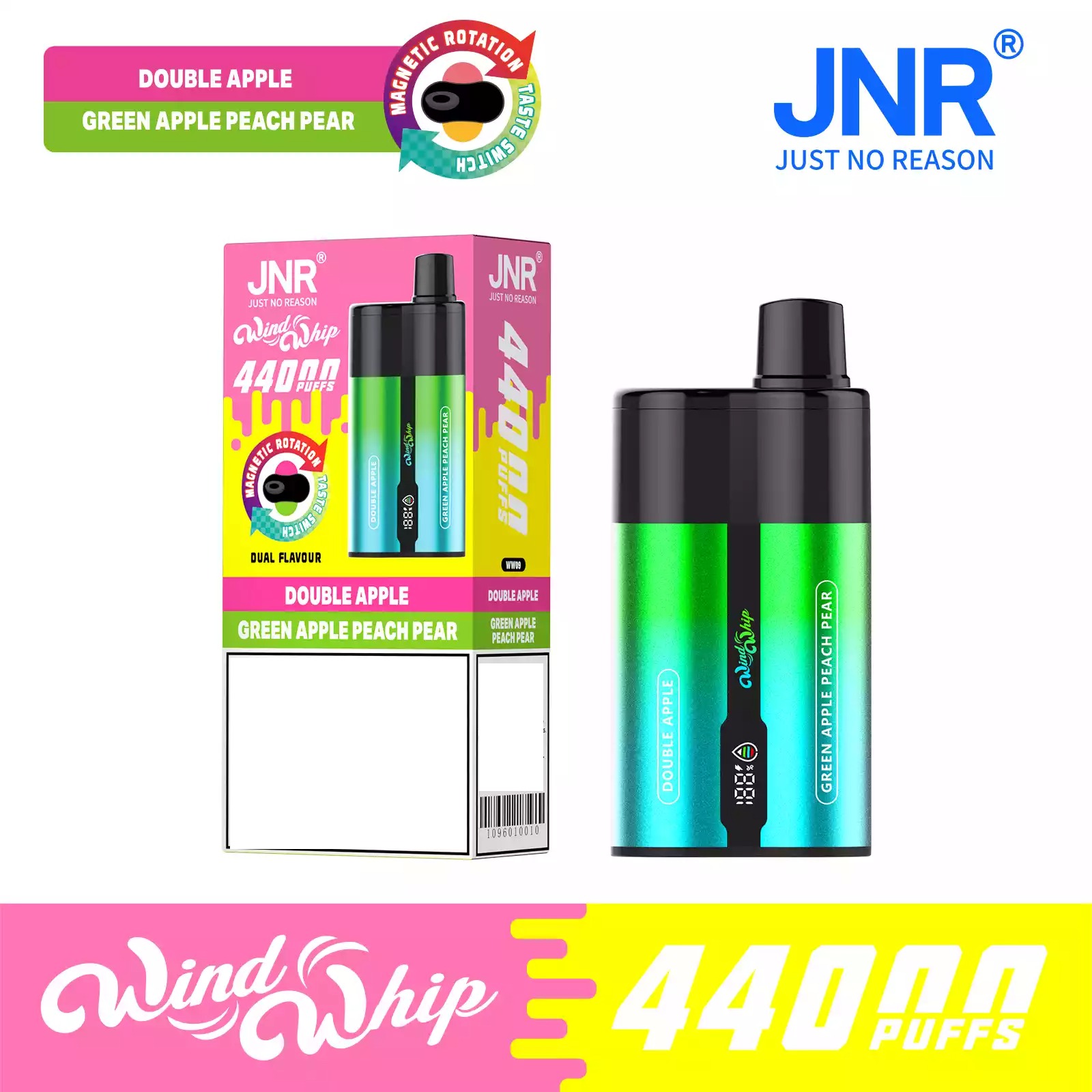 JNR Wind Whip 44K Gehäuse mit Statusanzeige