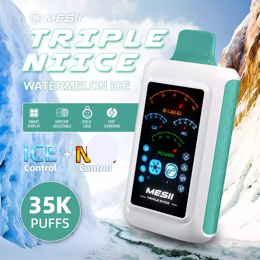 MESII Triple Niice 35000 Züge Einweg Vape Eisstärke Regulierung Großhandel günstig kaufen – Bild 7