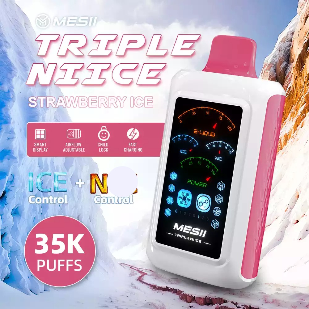 MESII Triple Niice 35000 Züge Einweg Vape Eisstärke Regulierung Großhandel günstig kaufen – Bild 8
