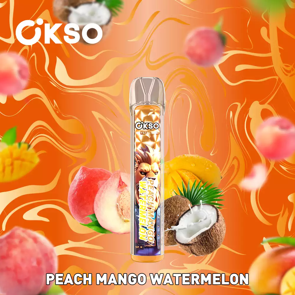 OKsO Crystal Bar 800 Einweg Vape 800 Züge Mesh Coil Großhandel günstig kaufen – Bild 5