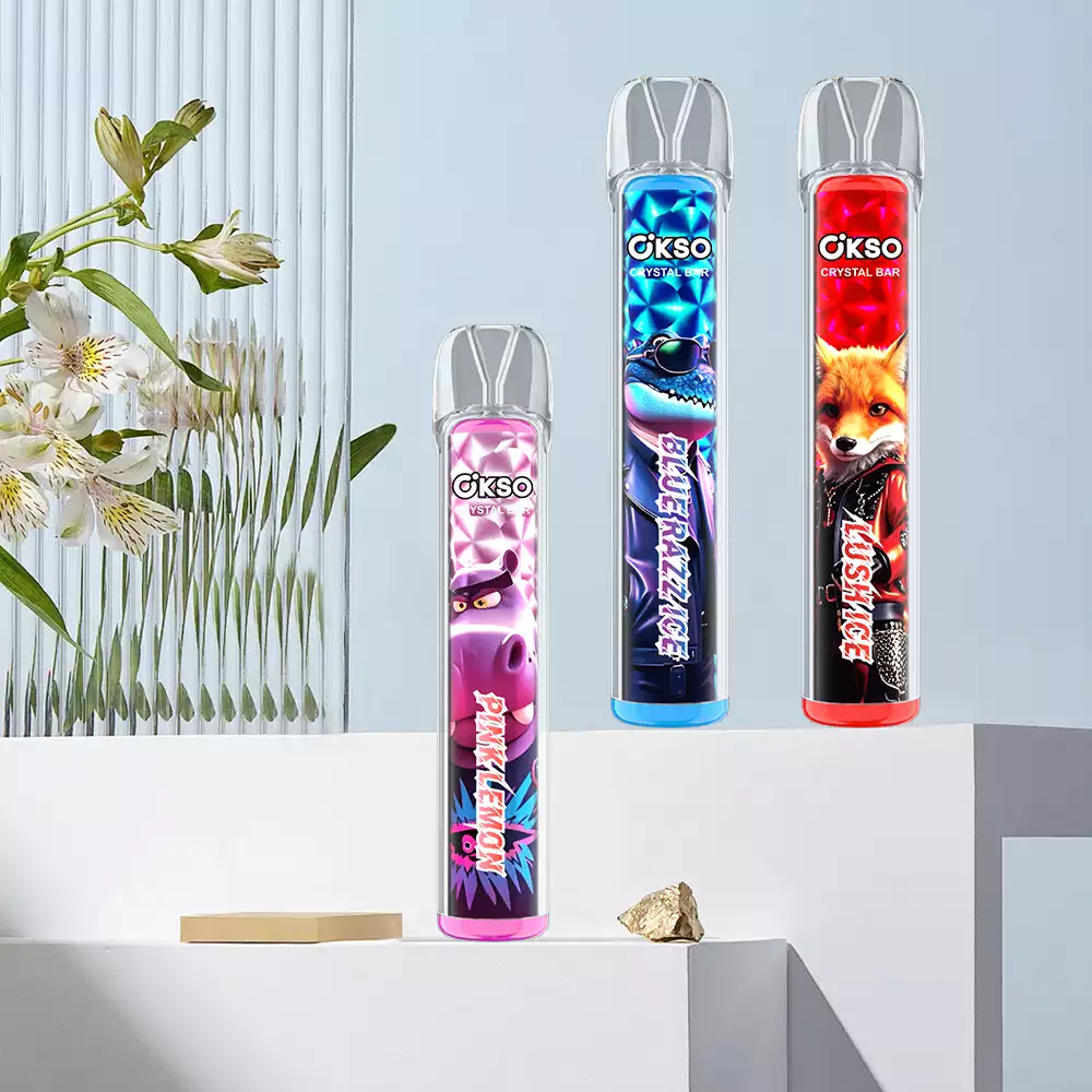 OKsO Crystal Bar 800 Einweg Vape 800 Züge Mesh Coil Großhandel günstig kaufen – Bild 12