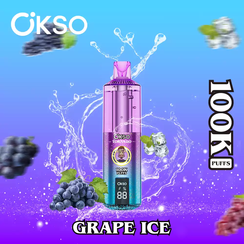 OKSO Tornado 100K Einweg Vape 100000 Züge Dual Mesh Coil RGB LED Großhandel günstig kaufen – Bild 6