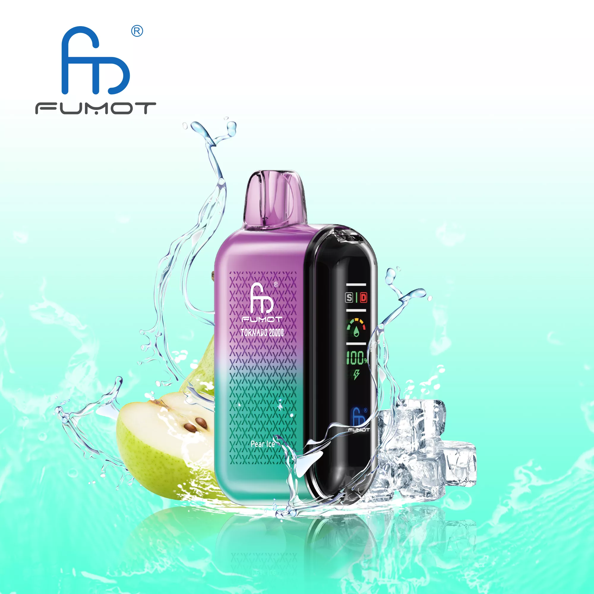 RandM FUMOT Tornado 20000 Züge Dual Mesh Display Einweg Vape Großhandel günstig kaufen – Bild 18